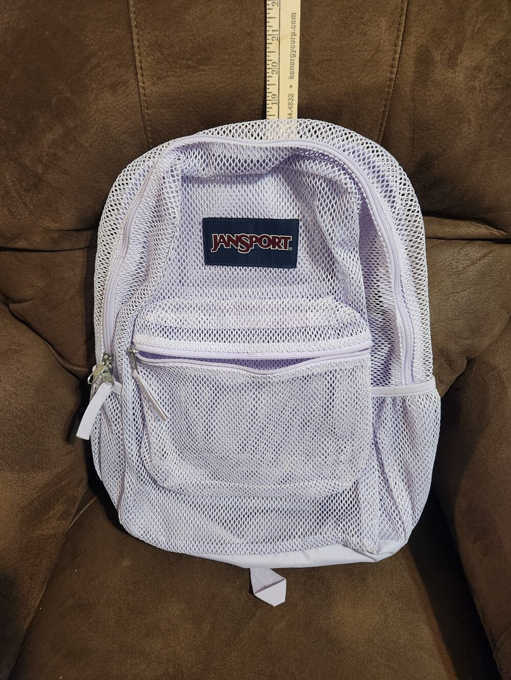 Jansport Lavendar Mesh Backpack